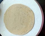 A picture of step 5 of Phulka Roti and Ajwain Roti.