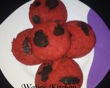 A picture of step 1 of Red velvet cookies.