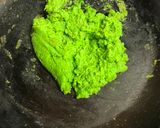 A picture of step 1 of Green Peas Kalakand.