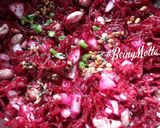 A picture of step 2 of Beetroot Koshimbir.