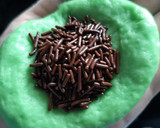 Foto langkah ke 8 dari resep Bakpao Pandan Cokelat.