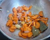 A picture of step 5 of Carrot Ginger Soup.