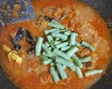 Foto langkah ke 3 dari resep Terong Tempe Buncis Masak Kecap Pedas.