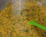 A picture of step 8 of Methi Malai matar.