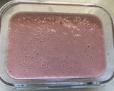 A picture of step 7 of Eggless Strawberry Custard.