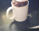 A picture of step 3 of Chocolate mug cake.