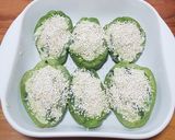 Foto del paso 4 de la receta: Chayotes rellenos con rajas y amaranto