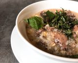 Hình bước làm 9 của món Cháo Tim Đậu Xanh Hạt Sen (Nấu Bằng Nước Luộc Chân Gà)