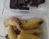 Foto langkah ke 5 dari resep Roti Pisang Coklat tanpa Telur.