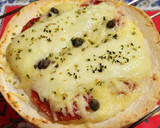 Foto del paso 5 de la receta: Torti-pizzetta cuatro quesos