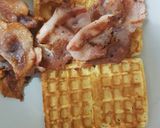 A picture of step 3 of My Sweet Breakfast with Toasted Waffles. 🙄.