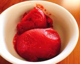 Φωτογραφία βήματος 4 της συνταγής Σορμπέ raspberries
