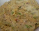 A picture of step 3 of Aloo tikki chaat.