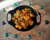 A picture of step 5 of Jeera aloo.