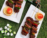 A picture of step 16 of Beef skewers.
