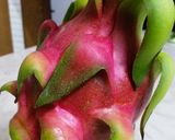 A picture of step 1 of Litchi Dragon mocktail.