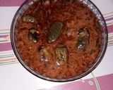A picture of step 5 of Masala Baingan.