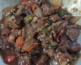 Foto langkah ke 5 dari resep Sapi lada hitam simpel.