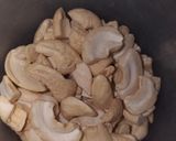 A picture of step 1 of Kaju Katli.