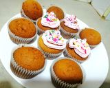 A picture of step 6 of Pina colada cupcakes.