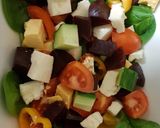 A picture of step 3 of My Beetroot & Cheeses Salad. 😀.