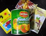 Foto langkah ke 1 dari resep Peach Vanilla Puding.