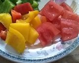 A picture of step 1 of Chicken shashlik.