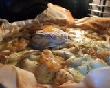 Une image de l'étape 5 de Ma tarte aux pommes de terre, morbier et Saint Félicien.