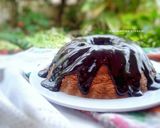 Foto langkah ke 6 dari resep Cake Coklat Iseng saja cuma pake loyang 18cm telurnya 2biji.