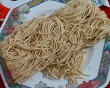 A picture of step 1 of Veg Schezwan Noodles.