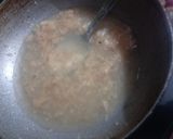 A picture of step 3 of Karachi halwa for fast.