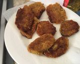 Foto del paso 3 de la receta: Tortitas de plátano macho con amaranto (de una amiga)