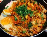 Hình bước làm 4 của món Cơm Chiên Thập Cẩm 🍱 🍚