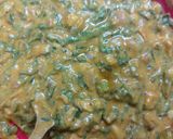 A picture of step 1 of Spinach potato onion pakora.