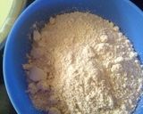 A picture of step 1 of Jaggery Oats halwa.
