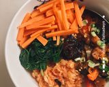 Foto langkah ke 4 dari resep Vegan Bibimbap.