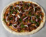 A picture of step 4 of Chicken Satay Pizza.