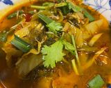 รูปขั้นตอนการทำที่ 4 ของ ปลาต้มผัดกาดดอง