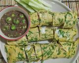 รูปขั้นตอนการทำที่ 9 ของ ซูชิข้าวผัดน้ำพริกกะปิ