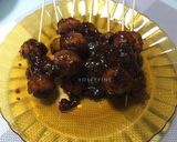 Foto langkah ke 6 dari resep Bakso bakar manis pedas.