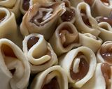 Foto del passaggio 3 della ricetta Girelle dell'avvento con crema di marroni e cioccolato bianco mou 🍂🌰🎄🤎🍰