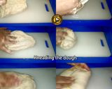 A picture of step 2 of Arabian Chicken Fatayers also in Pita wraps and pita pockets.