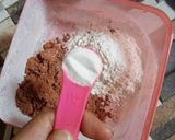 Foto langkah ke 1 dari resep Brownis kukus lembut.