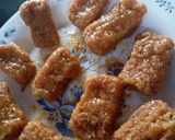 A picture of step 4 of Coconut Jaggery Burfi.