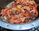 A picture of step 2 of Beef biryani.