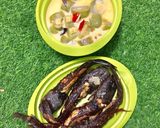 Foto langkah ke 4 dari resep Sayur terong hijau santan.