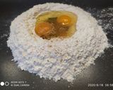 Foto del passaggio 1 della ricetta Tagliolini all'uovo fatti a mano,con sugho al tonno