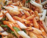 A picture of step 10 of Masala Chatpata Pasta.