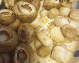 A picture of step 1 of Beefy, Mushroom, Vegetable Soup.