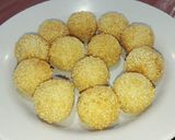 Foto langkah ke 7 dari resep Onde Onde Wijen Goreng isi Kacang Ijo.